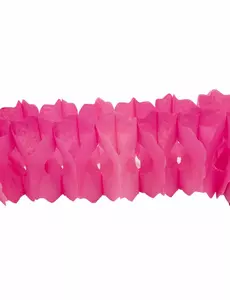 Fuchsia papirgirlander 15 cm x 4 m