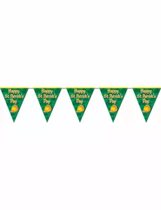 Gratulerer med St. Patricks dag-vimpler 3,6 m