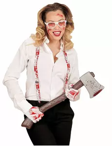 Blodig Halloween-tilbehørssett for voksne