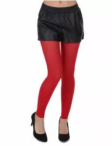 Røde leggings for voksne