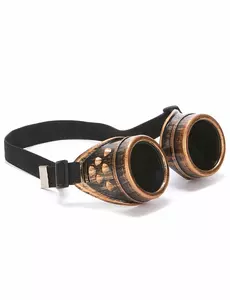 Steampunk-briller i kobber for voksne