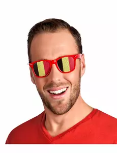 Voksne Belgia-supporterbriller