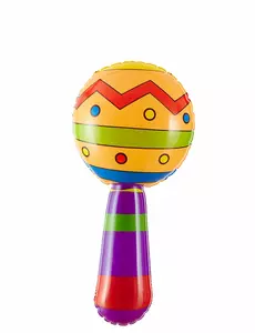 Oppblåsbare maracas 20 cm