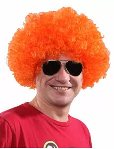 Standard oransje klovneparykk for voksne