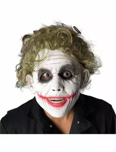 Voksen Joker Grønn Krøllete Parykk