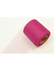 20 meters of fuchsia pink tulle roll