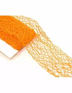 Oransje pyntebånd 3 m x 4 cm
