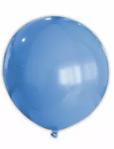 Blå ballong 80 cm