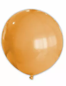 Oransje ballong 80 cm