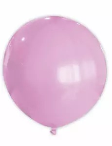 Kjempestor rosa ballong 80 cm