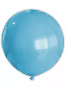 Lyseblå ballong 80 cm