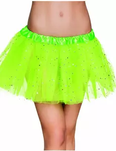 Women's Green Sparkly Star Tutu
