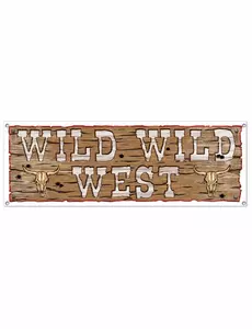 Vill vest plastbanner 1,5 m x 53,3 cm