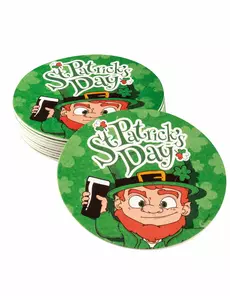 10 St. Patricks dag-brikker 10 cm