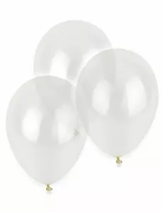 12 gjennomsiktige ballonger 28 cm