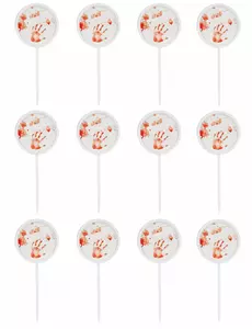 12 blodige hender-pikker 7,5 cm Halloween