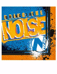 16 Nerf papirservietter 33 x 33 cm