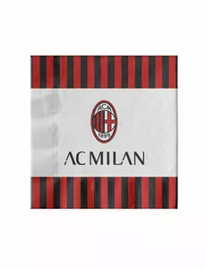 20 AC Milan papirservietter 33 x 33 cm