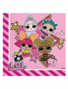 20 LOL papirservietter 33 x 33 cm