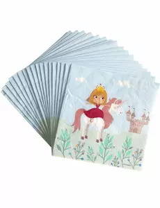 20 Prinsessepapirservietter 33 x 33 cm