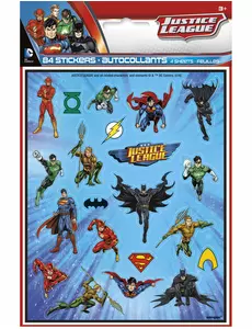4 Justice League-klistremerkeark
