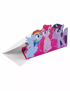 8 My Little Pony-invitasjonskort
