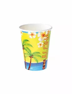 8 Aloha 25 cl pappkopper