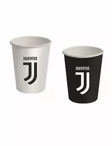 8 Juventus 250 ml pappkopper
