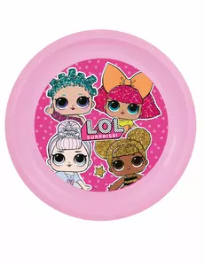 LOL plast middagstallerken 21 cm