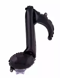 Kjempestor folieballong med musikknoter 45 x 33 cm