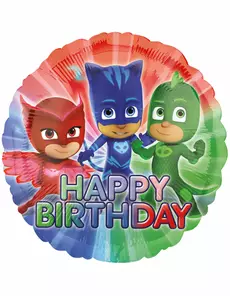 PJ Masks bursdagsballong i aluminium 43 cm