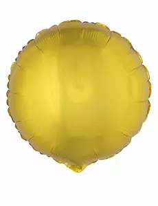 45 cm rund gullfolieballong