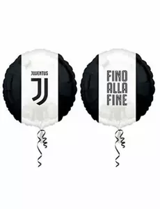 Juventus svart og hvit folieball 43 cm