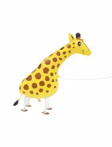 86,3 cm metallisk gående sjiraffballong