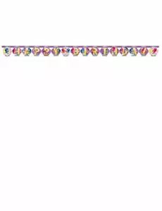 Gratulerer med dagen Shimmer and Shine Girlander 200x15cm