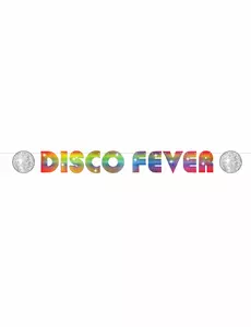 Disco Fever pappbanner 15 x 213 cm
