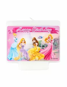 Disney Prinsesser Bursdagslys 9 x 7 cm