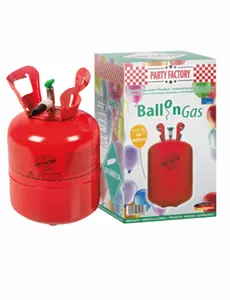 Heliumflaske for opptil 20 ballonger