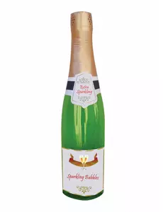 Oppblåsbar champagneflaske 76 cm