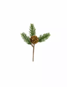 Grangrendekorasjon med kongle 15 cm