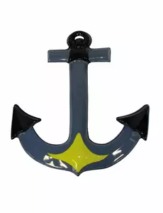 Veggdekorasjon med sjømannsanker 52 cm