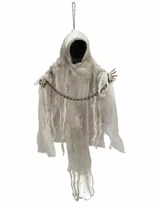Halloween lysende lenket skjelett hengende dekorasjon 100 cm