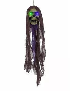 Lysende hengende grim reaper-hodedekorasjon
