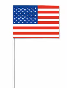 USA papirflagg 14 x 21 cm