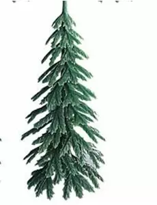 Dekorativ hakke Juletrestokk i plast 7 cm