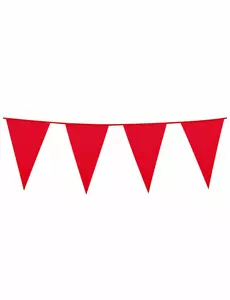 10m rød girlander