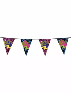 80-talls festvimpelgirlander 6 m