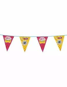 Hippie Flower Power-girlander 6 m