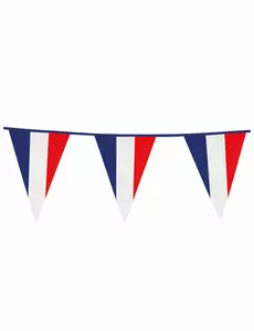 10m Frankrike supporterflagg girlander