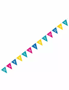 Happy Birthday bunting garland